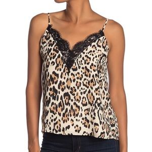 Socialite Cheetah Print Lace Cami